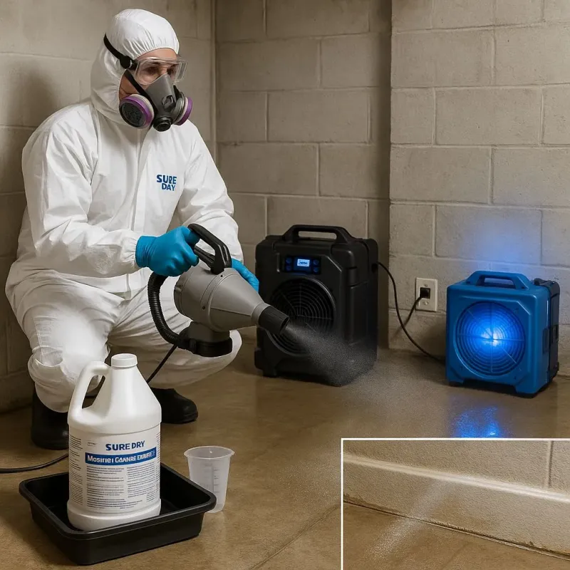 Sanitization and Odor Removal process in Laurence Harbor, NJ